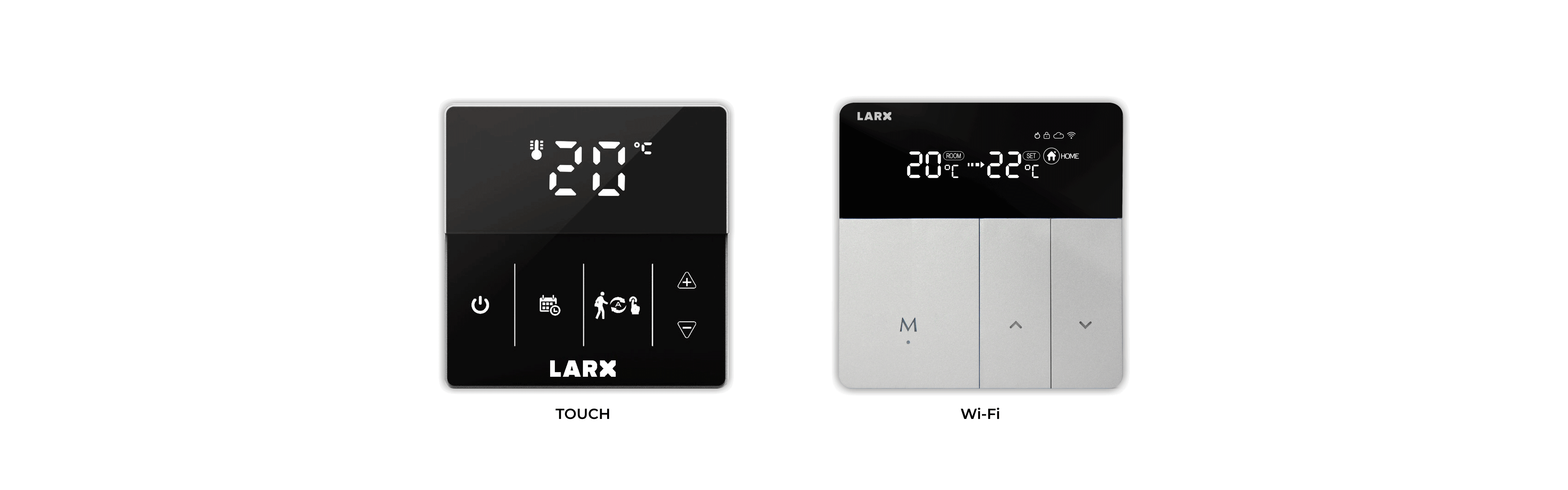 LARX thermostat for efficient control
